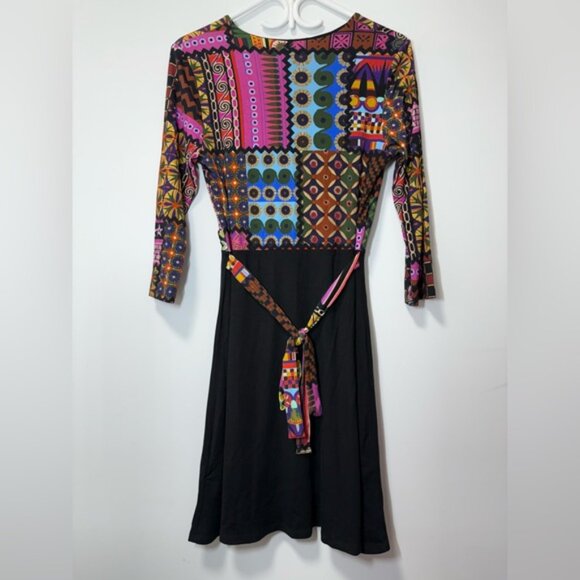 DESIGUAL Jill Flare Dress size M - Picture 6 of 13